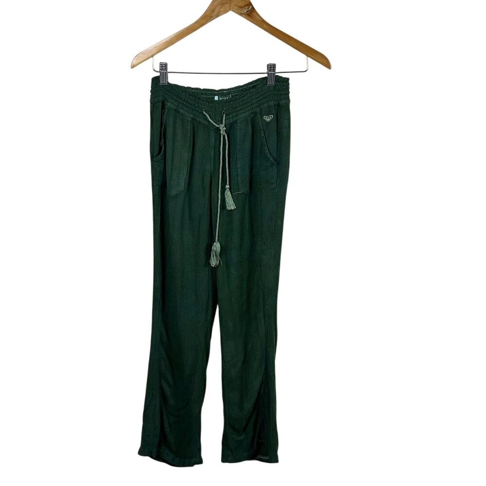 Roxy Green  Flowy Beach Lounge Pants size XS